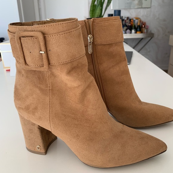 SAM EDELMAN SUEDE BOOTIES - Picture 4 of 5